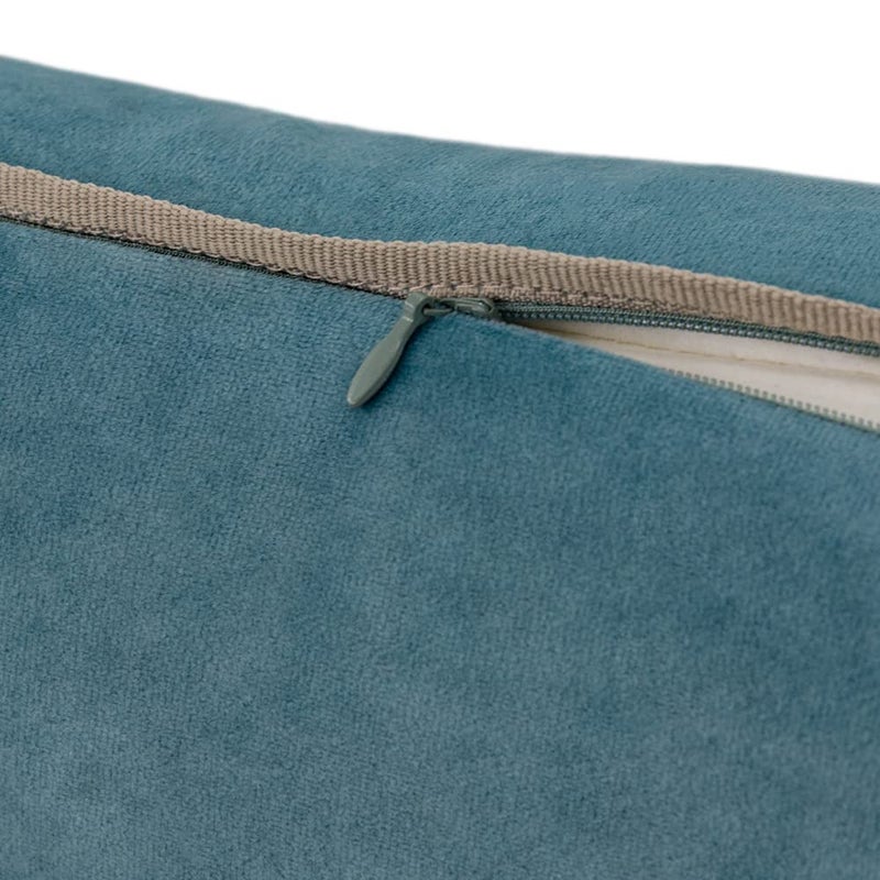KINGROSE Solid Velvet Decorative Throw Pillowcase Luxury Soft Cushion Cover for Sofa Couch Chair 14 x 24 Inches Blue - Image 3